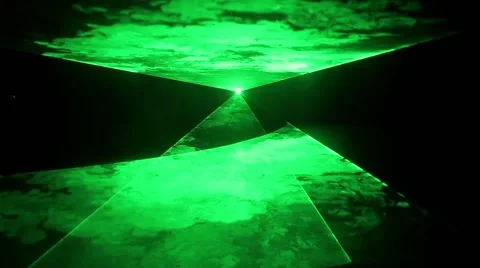 Green Laser Show Stock Footage 40540695