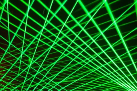 Green lasers Stock Photos