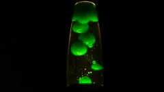 neon green lava lamp