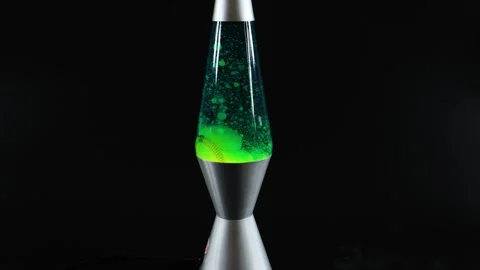 Green Lava Lamp in Motion Video stock 301284901