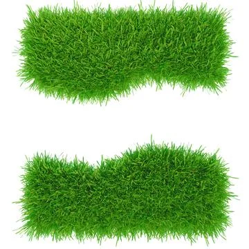 Green lawn, Backyard for background. 3d rendering grass texture Stock Illustration