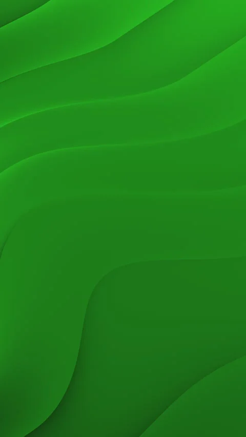 Green layered wave abstract motion background seamless loop. Vertical video 스톡 동영상 330567259