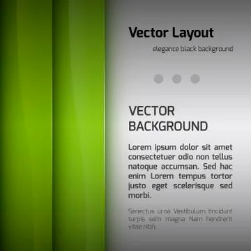 Green Layout Illustrazione stock