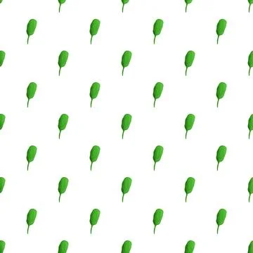 Green leaf abstract repeating pattern background Illustrazione stock