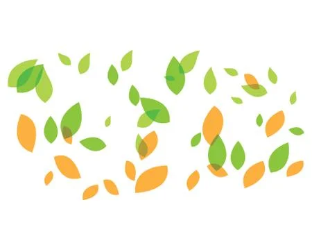 Green leaf background vector icon illustration Stock Illustration