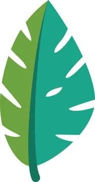 Green Leaf Design Suitable for Background or Decoration in Various Settings Stock Illustration