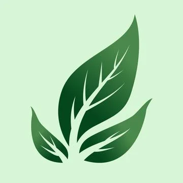 Green leaf ecology icon vector illustrations Stock Illustration