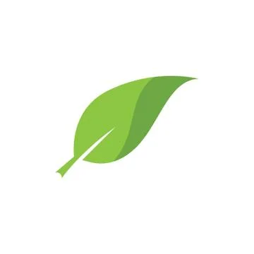 Green leaf ecology nature element vector Ilustración de archivo