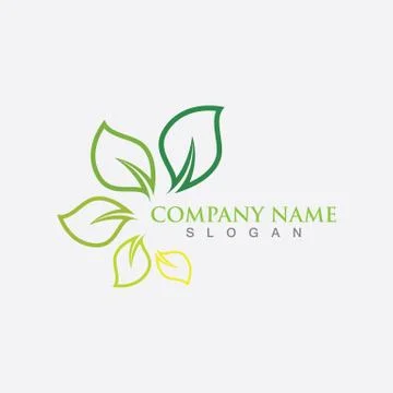 Green leaf ecology nature element vector 스톡 일러스트