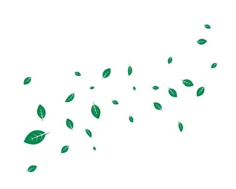 Green leaf ecology nature element background vector icon of go green Illustrazione stock