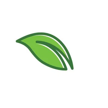 Green leaf ecology nature element  vector icon of go green Stock Illustration
