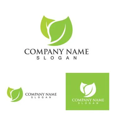 Green leaf ecology nature element vector icon Stock Illustration