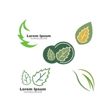 Green leaf ecology nature element  vector icon of go green Stock Illustration