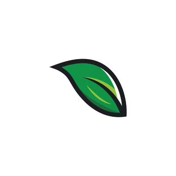 Green leaf ecology nature element  vector icon of go green Stock Illustration