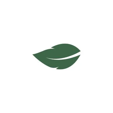 Green leaf ecology nature element vector icon Stock Illustration