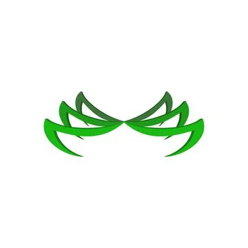 Green leaf ecology nature element icon. Green leaf ecology symbol. Stock Illustration