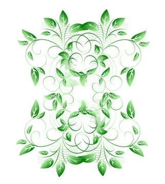Green leaf Stock Illustration