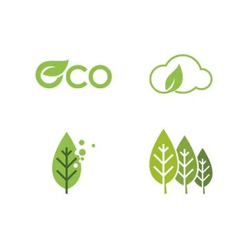 Green leaf illustration Stock-Illustration