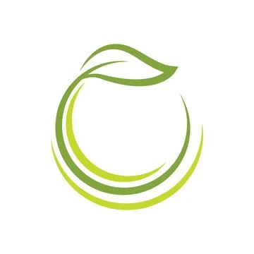 Green leaf illustration Stockillustratie