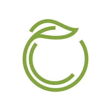 Green leaf illustration Stock-Illustration