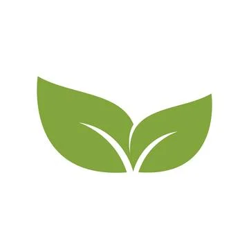Green leaf illustration 스톡 일러스트