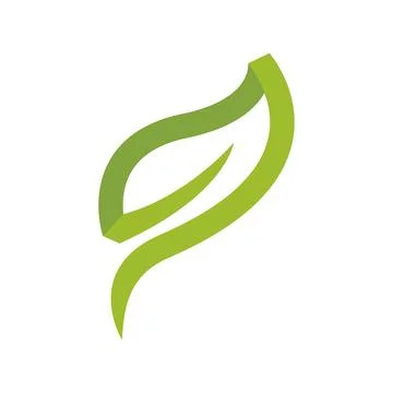 Green leaf illustration Stock-Illustration