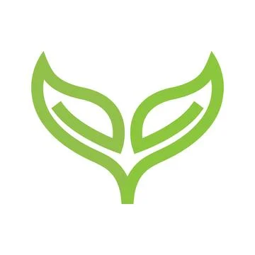 Green leaf illustration Stock-Illustration