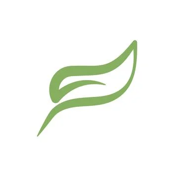 Green leaf illustration Illustration