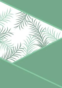 Green leaf Journal Stock Illustration