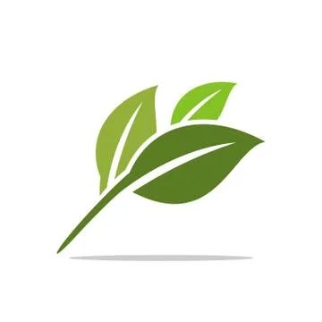 Green Leaf Nature Logo Template Illustration Design. Vector EPS 10. Stock Illustration