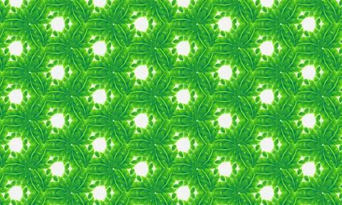 Green leaf pattern background Stock Illustration