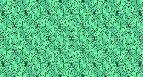 Green leaf pattern background, modern shape composition, eps 10 vector. Illustrazione stock