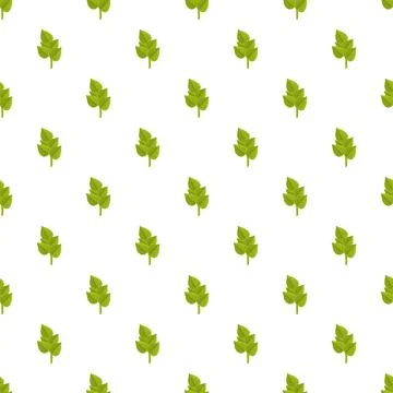 Green leaf pattern creating a natural background イラスト素材