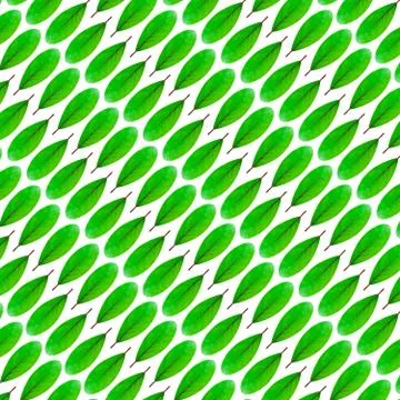 Green leaf pattern design Stock Illustration