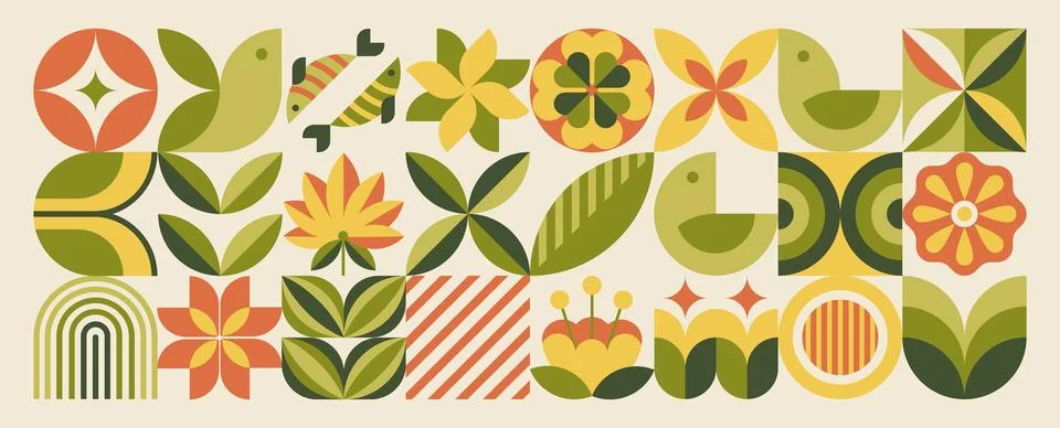 Green leaf pattern. Fruit food logo, abstract flower or organic agriculture Stock Illustration