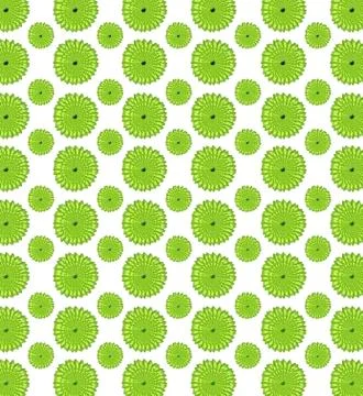 Green leaf pattern Stock Illustration