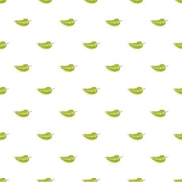 Green leaf pattern repeating seamless background tile 스톡 일러스트