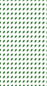 Green leaf pattern on white background for eco friendly art. Stock Illustration