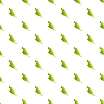 Green leaf seamless pattern creating nature background Stockillustratie
