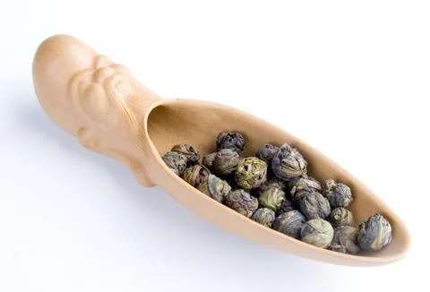 Green leaf tea Stock Photos