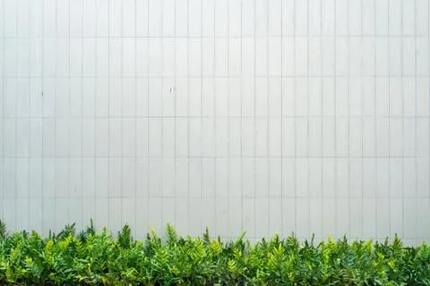Green leaf with tiles pattern background. Stock Photos