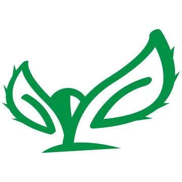 Green Leaf Vector Graphics Design Illustrazione stock