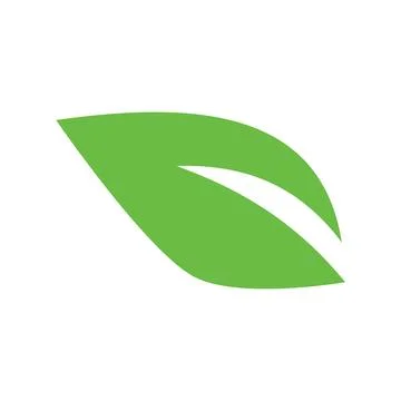 Green Leaf Vector Icon Design Stock Illustration