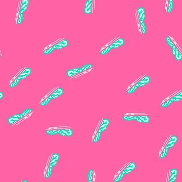 Green leafy vegetable diarrhea vector seamless pattern Stock Illustration