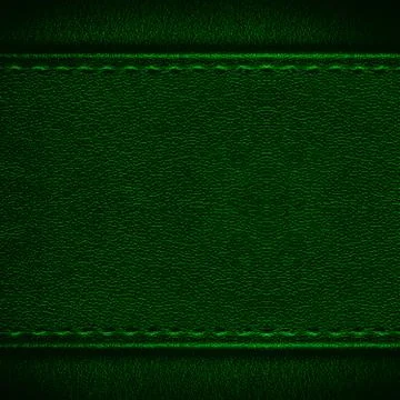 Green leather background Foto stock