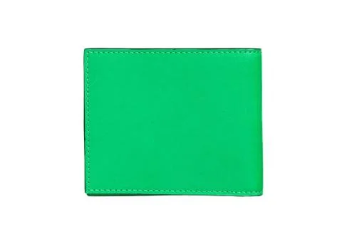 Green leather case note book isolated on white background Stock Photos