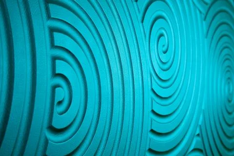 Green leather texture. able to use as a background Stock Photos