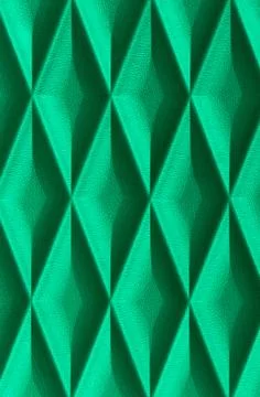 Green leather texture. able to use as a background Stock Photos