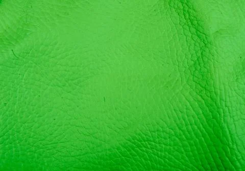 Green leather texture background Foto stock