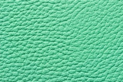 Green leather texture or background Stock Photos